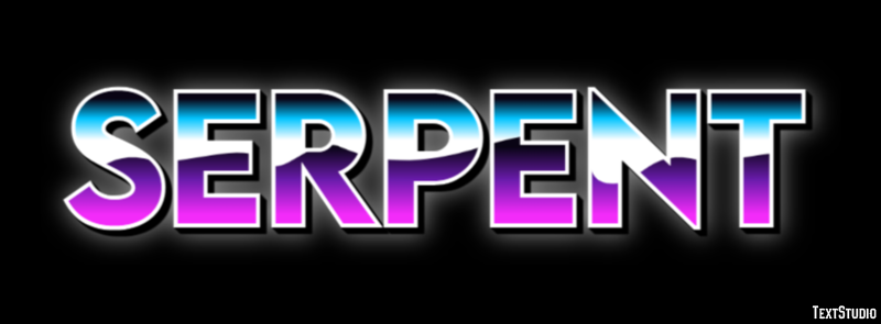 Serpent Effet de Texte
