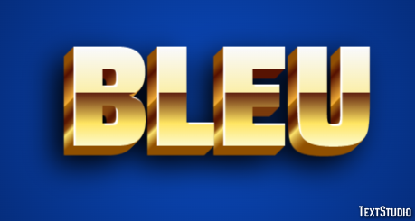 Bleu Efecto de Texto
