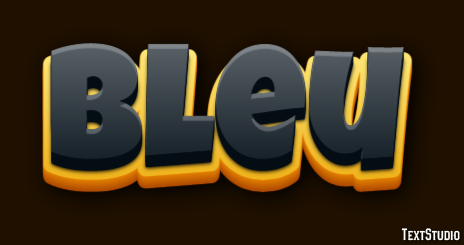Bleu Efecto de Texto
