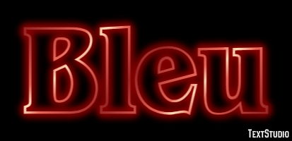 Bleu Efecto de Texto
