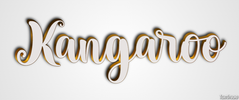 Kangaroo Text Effect