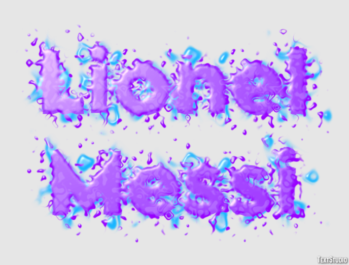 Lionel Messi Эффект текста