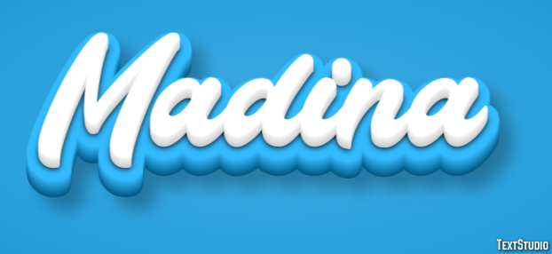 Madina Texteffekt