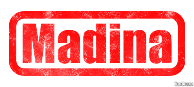 Madina Texteffekt