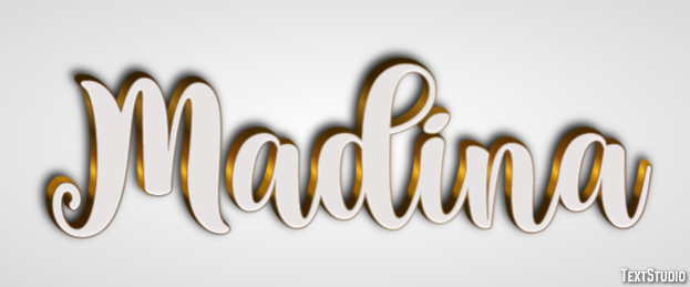 Madina Texteffekt