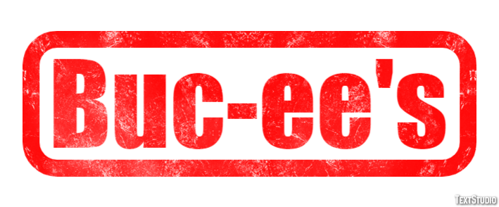Buc-ee's Efecto de texto