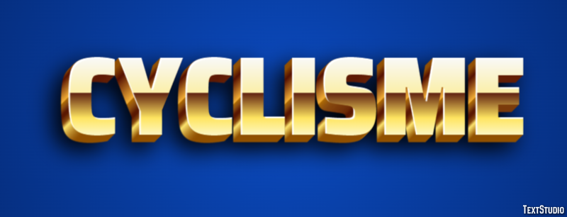 Cyclisme Texteffekt