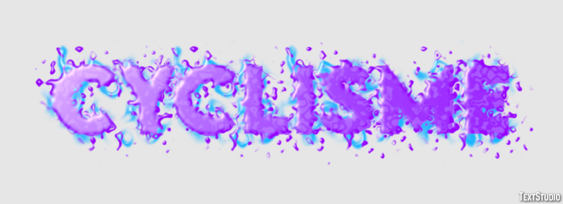Cyclisme Effet de Texte