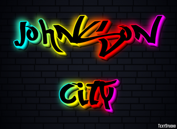 Johnson City Efekt tekstowy