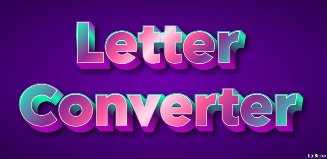 Letter Converter Efekt tekstowy
