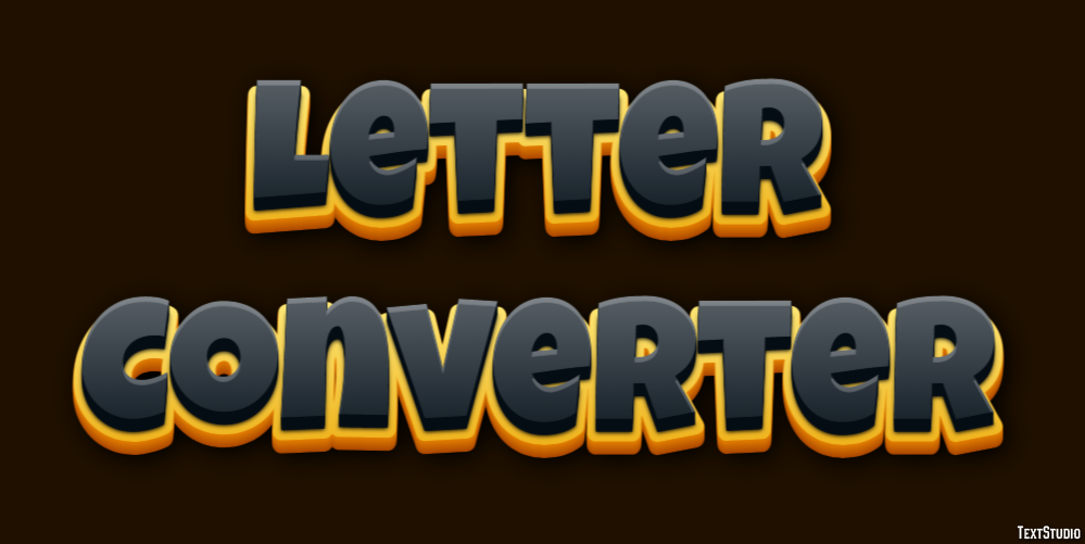 Letter Converter Effetto testo