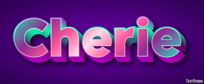 Cherie テキスト効果