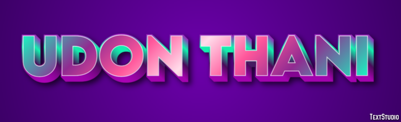 Udon Thani Text Effect