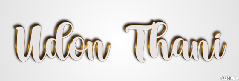 Udon Thani Efecto de Texto
