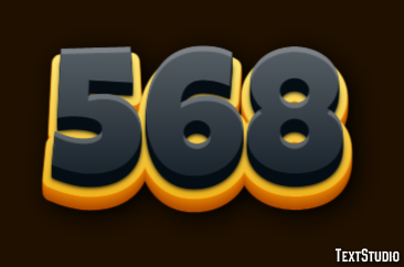 568 Text Effect