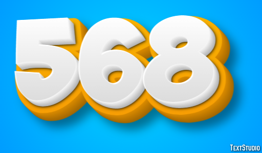 568 Text Effect