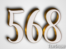 568 Text Effect