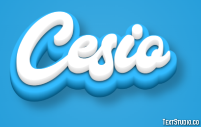 Cesio Effetto testo