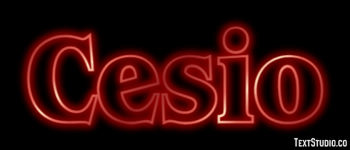 Cesio Effetto testo