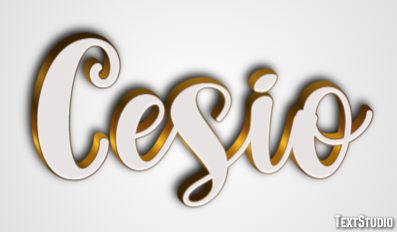 Cesio Effetto testo