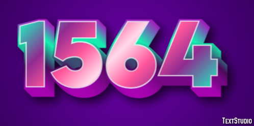 1564 Efecto de Texto