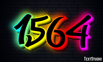 1564 Efecto de Texto