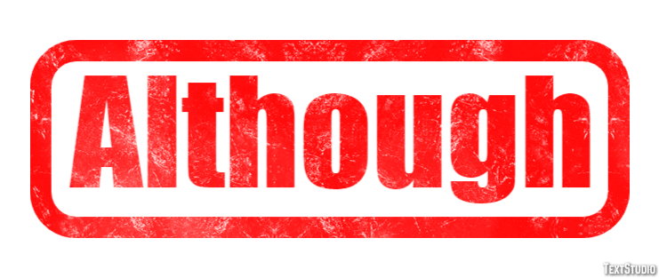 Although Text Effect