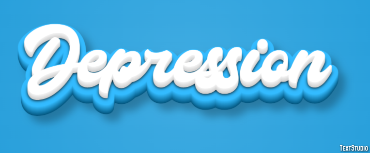 Depression Text Effect
