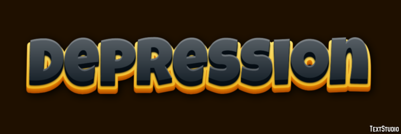 Depression Text Effect