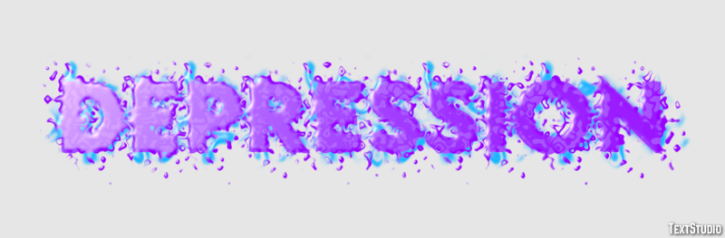 Depression Text Effect