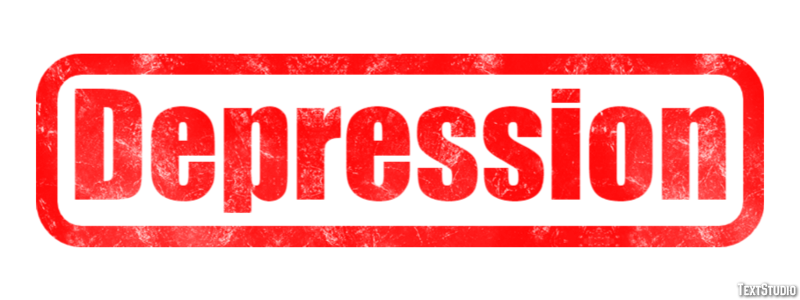 Depression Text Effect