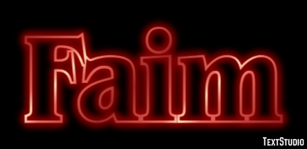 Faim Effet de Texte