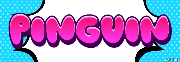 Pinguin Texteffekt