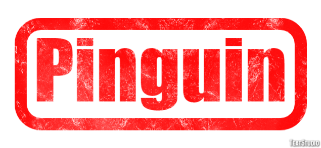 Pinguin Efecto de texto