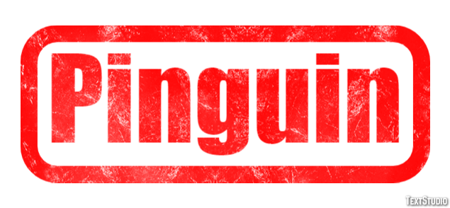 Pinguin Texteffekt