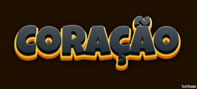 Coração Text Effect