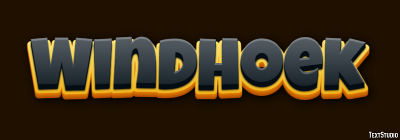Windhoek Efecto de Texto