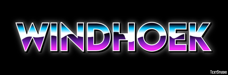 Windhoek Tekst Effect