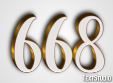 668 Text effect