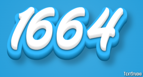 1664 Text Effect