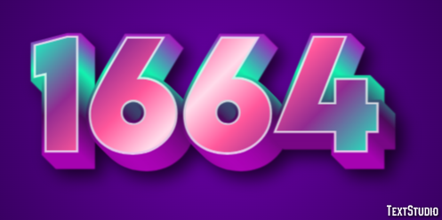 1664 Text Effect