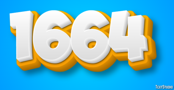 1664 Text Effect