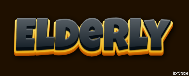 Elderly Text Effect