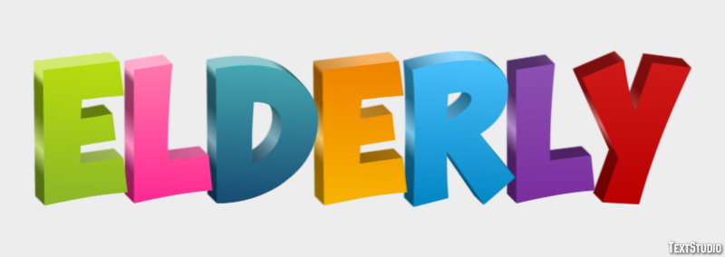 Elderly Text Effect