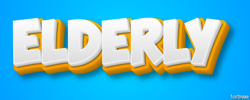 Elderly Text Effect