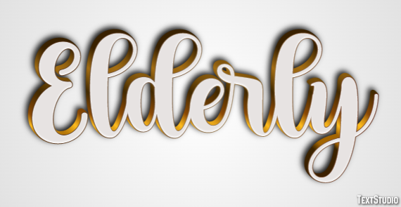 Elderly Text Effect