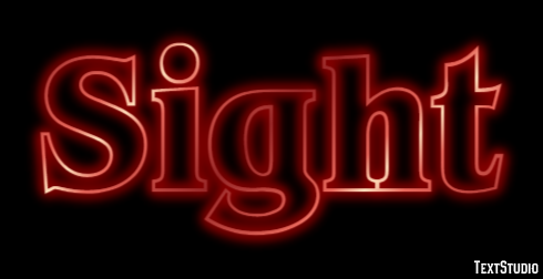 Sight Text Effect