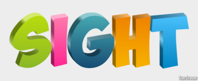 Sight Text Effect