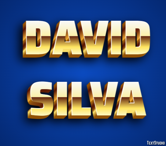 David Silva Efecto de Texto