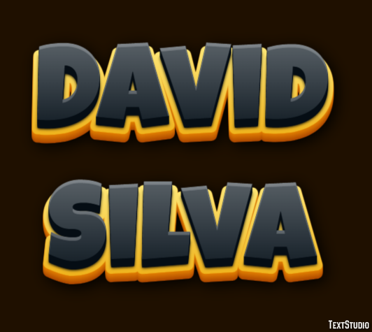 David Silva Efecto de Texto